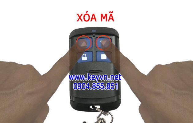 Xóa mã điều khiển